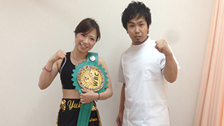 WBC女子世界ミニフライ級・アトム級ユース王者　黒木優子選手